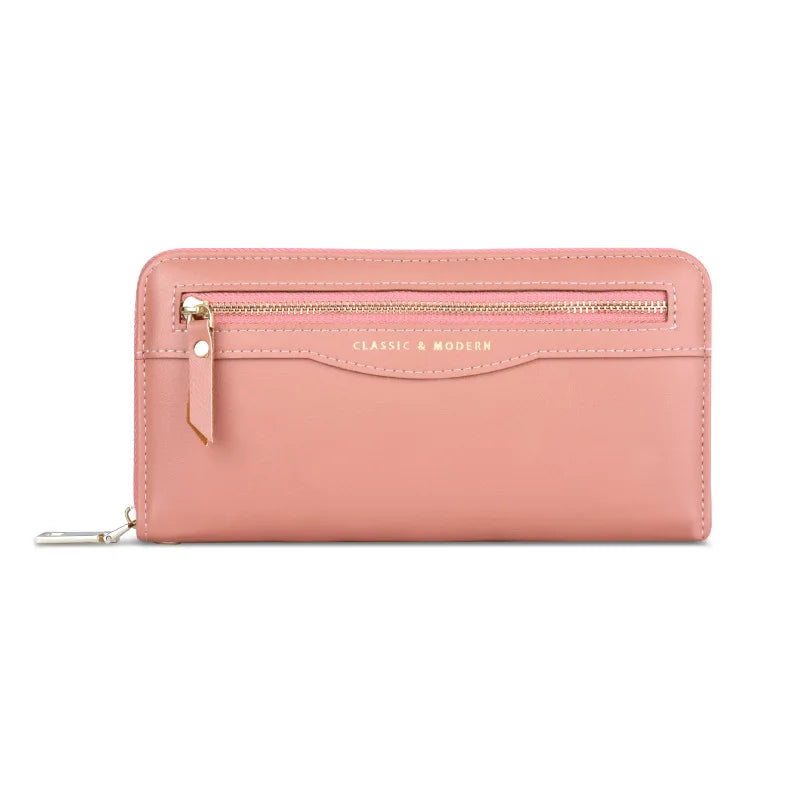 Leather Zip Purse The Store Bags Pink 
