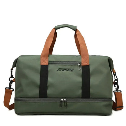 Womens Gym Bag With Separate Shoe Compartment The Store Bags Green 