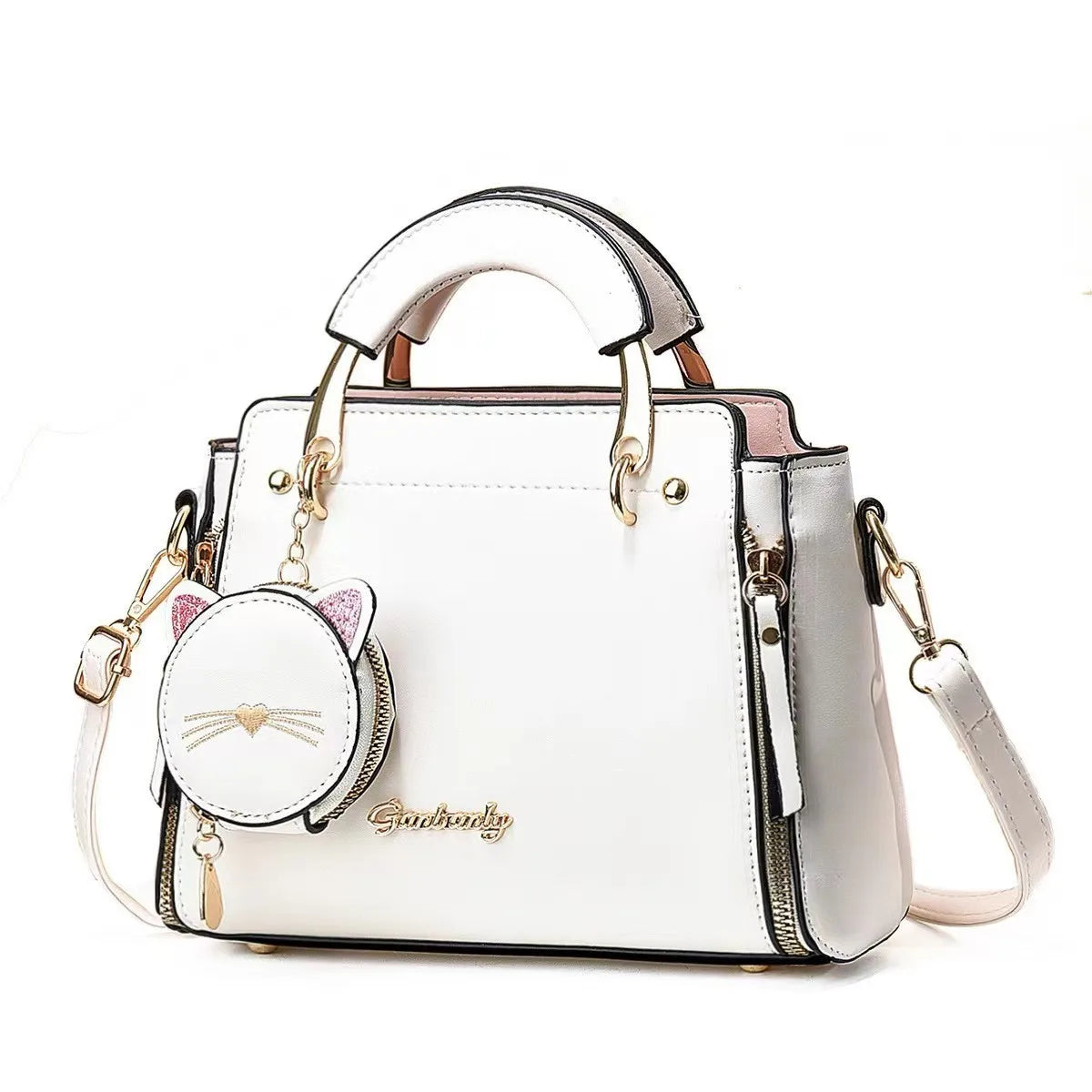 Teale Leather Handbag The Store Bags white 