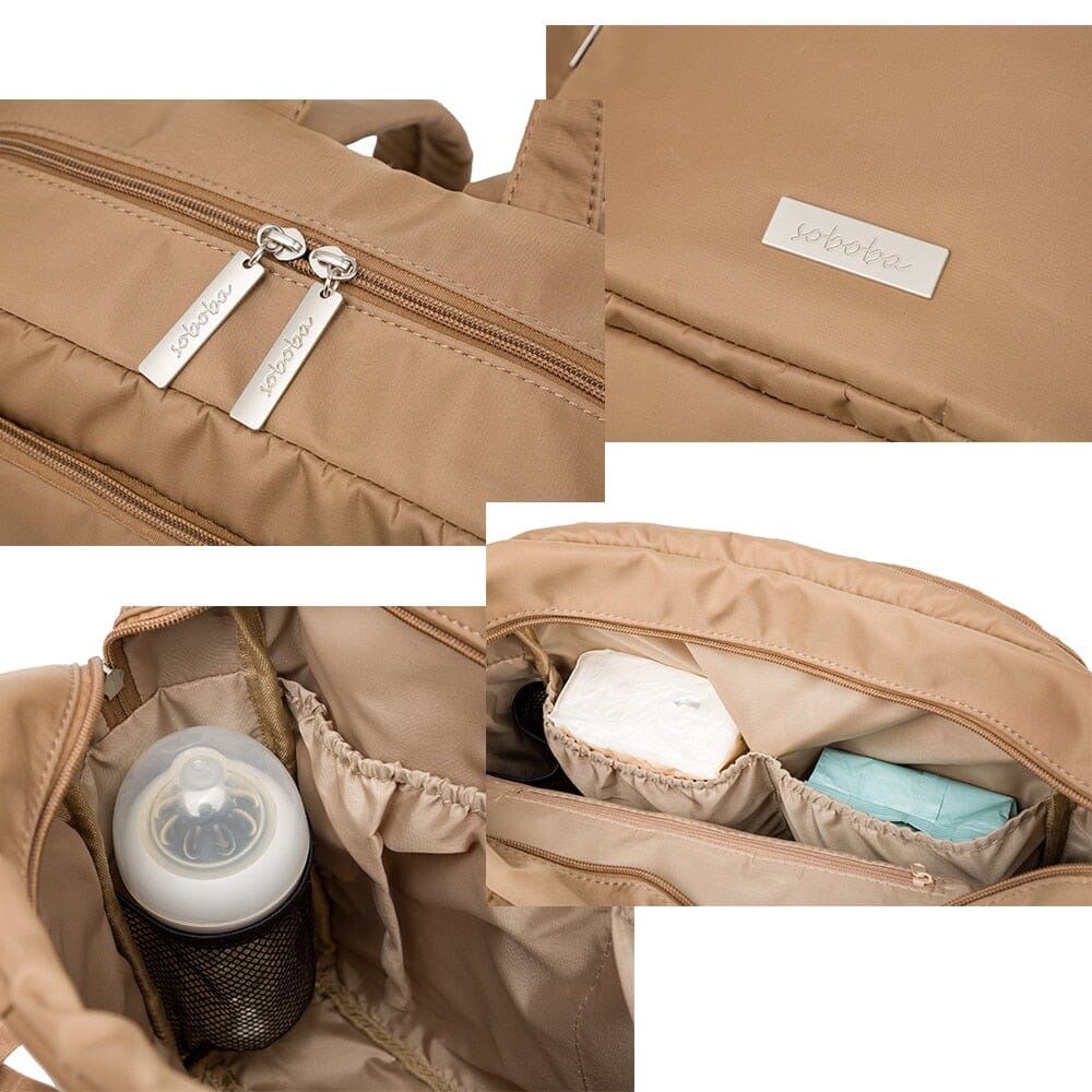 Waxed Canvas Diaper Bag Backpack