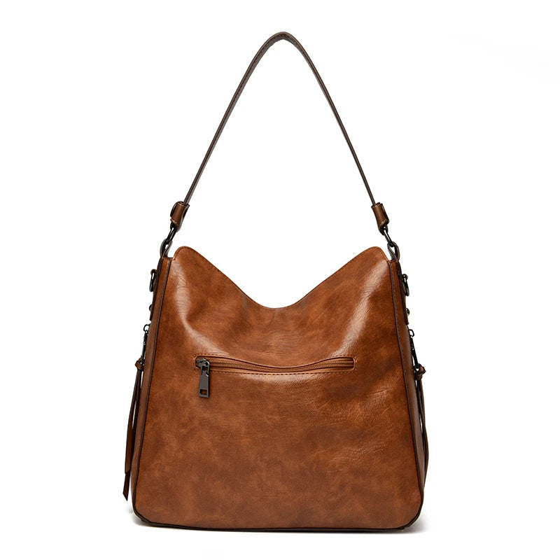 Two Tone Leather Tote Bag The Store Bags 