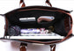 Leather Croc Tote Bag
