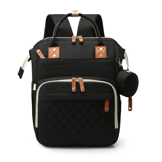 Mochila bebé carro con cargador USB