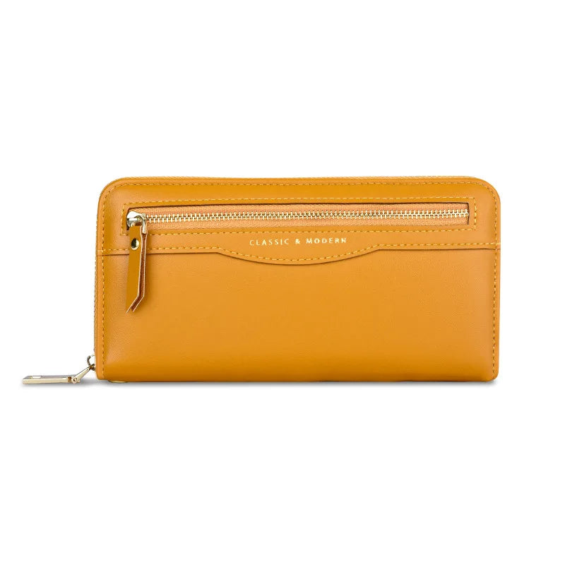 Leather Zip Purse The Store Bags Yellow 