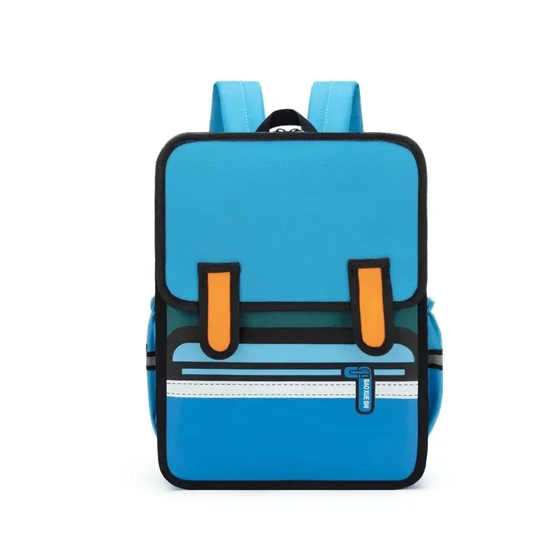 2d Cartoon Backpack