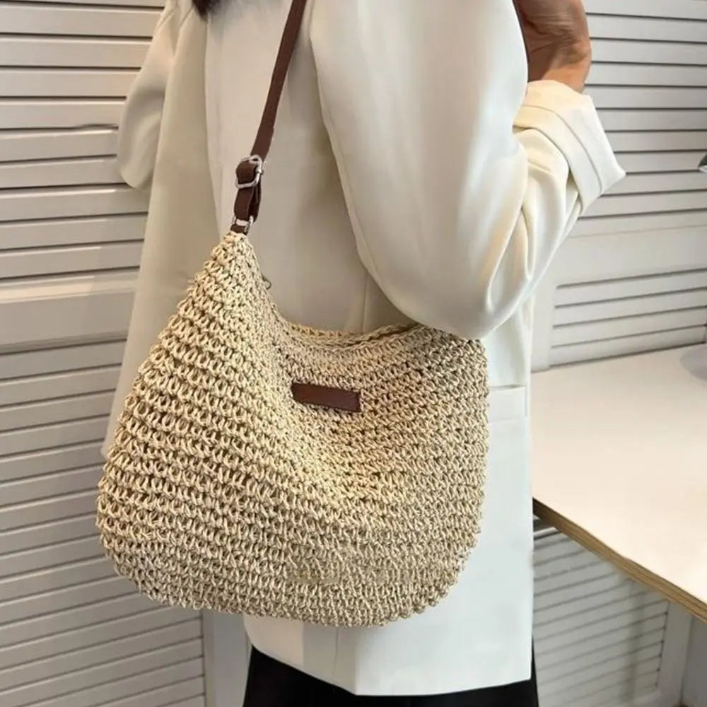 Cross Body Straw Purse