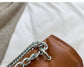 Square Shoulder Bag With Chain Strap