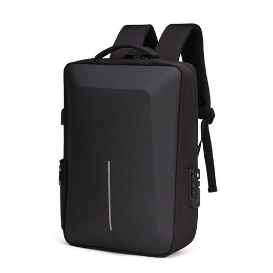 Anti Theft Waterproof Backpack With USB Charger The Store Bags Black