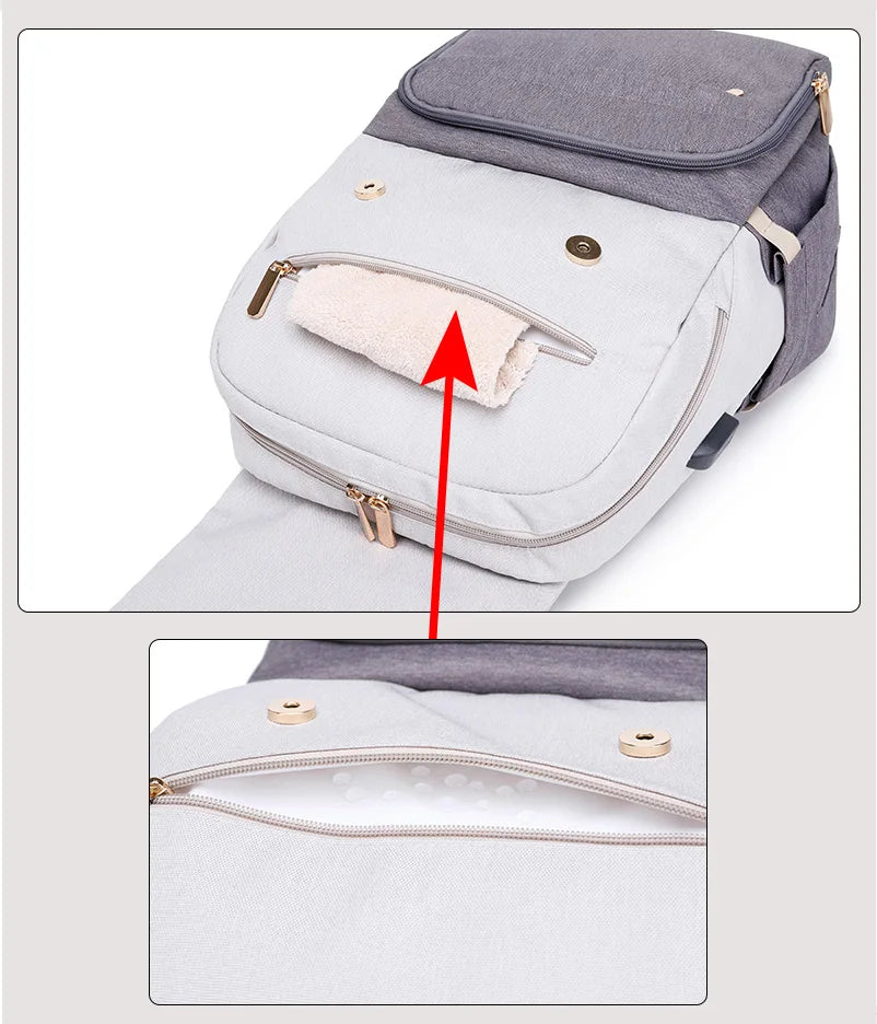FAMICARE USB Diaper Bag