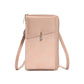 Leather Clutch Wallet With Phone Pocket The Store Bags pink 