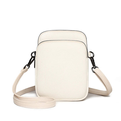 Pebble Leather Phone Crossbody Wallet The Store Bags Off White 