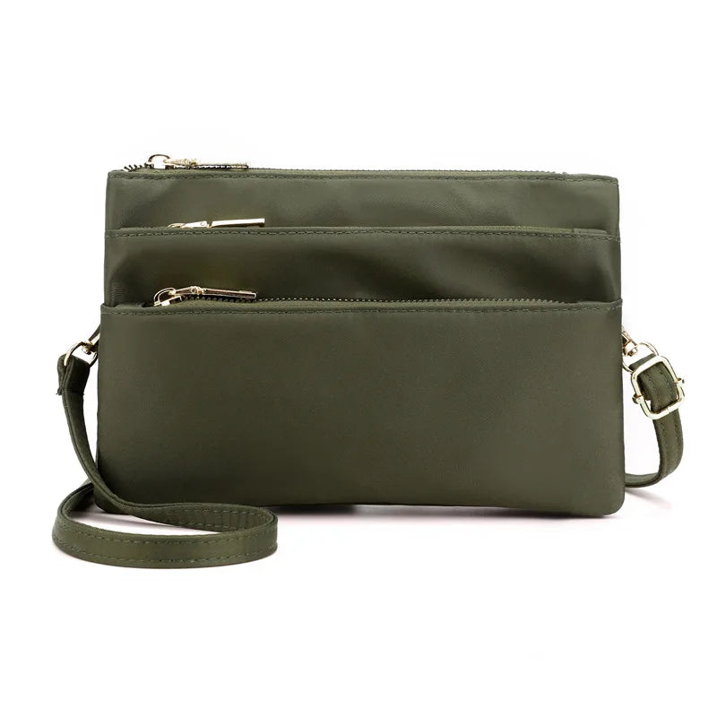 Double Zip Crossbody Purse The Store Bags E Army Green 