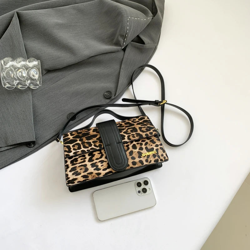 Leopard Print Crossbody Bag The Store Bags 