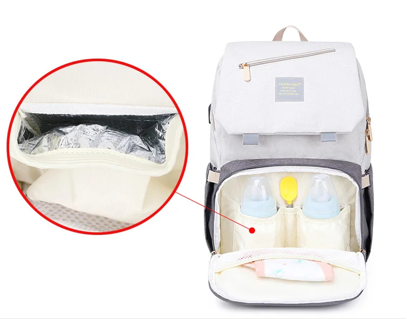 FAMICARE USB Diaper Bag