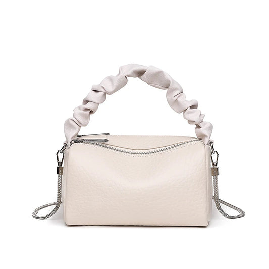 Square Leather Shoulder Bag The Store Bags Beige 