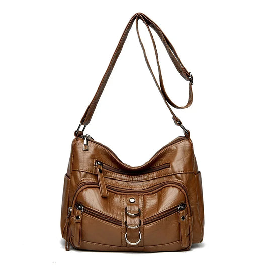 Zip Top Crossbody Tote