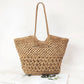 Bolso de playa grande de paja