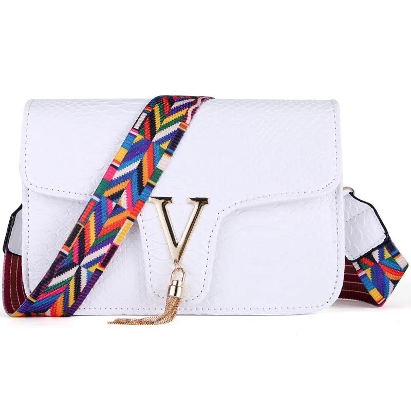 Square Leather Purse The Store Bags white 