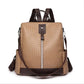 3 Way Leather Backpack Purse Anti Theft
