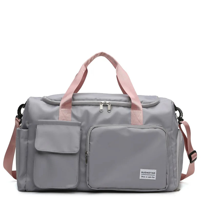 Women's Weekender Bag With Shoe Compartment The Store Bags Gray 