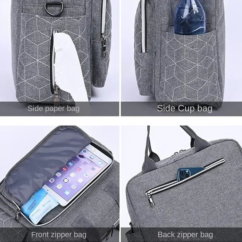 Compact Messenger Diaper Bag