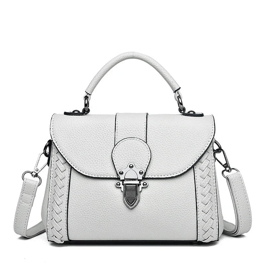 White Leather Crossbody Purse The Store Bags Gray CHINA 