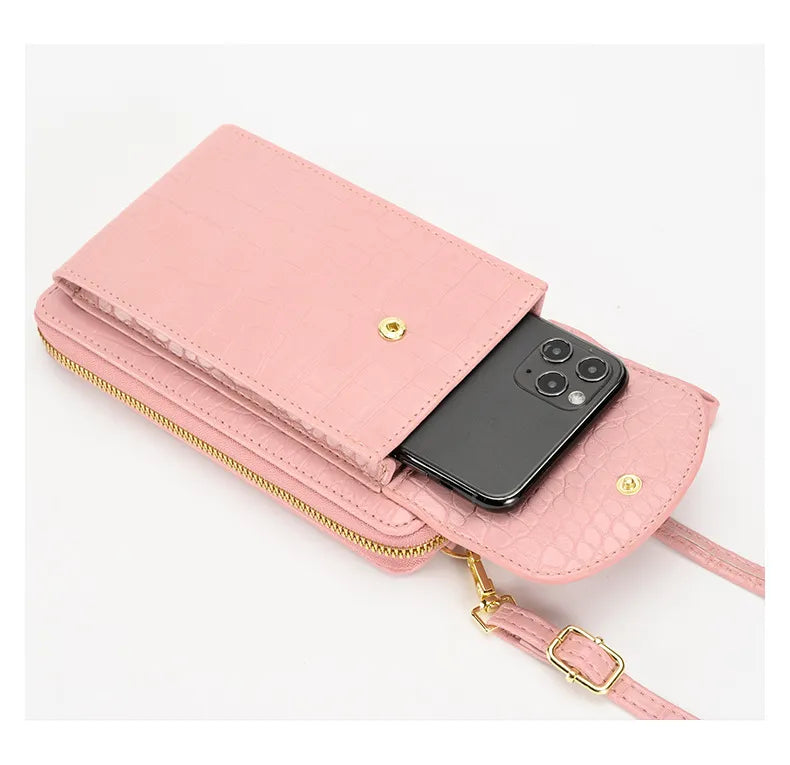 Pebbled Leather Phone Crossbody Bag The Store Bags 