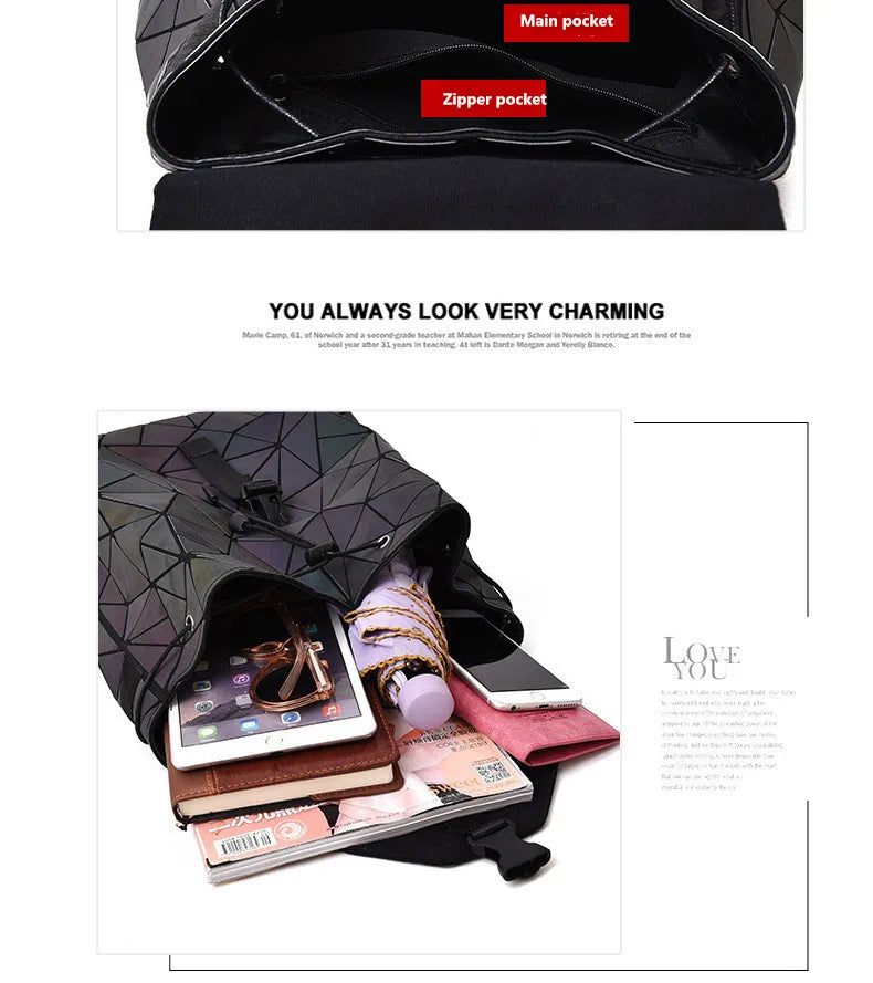 Geometric Design Backpack