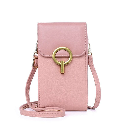 Soft Leather Phone Pouch The Store Bags Pink 