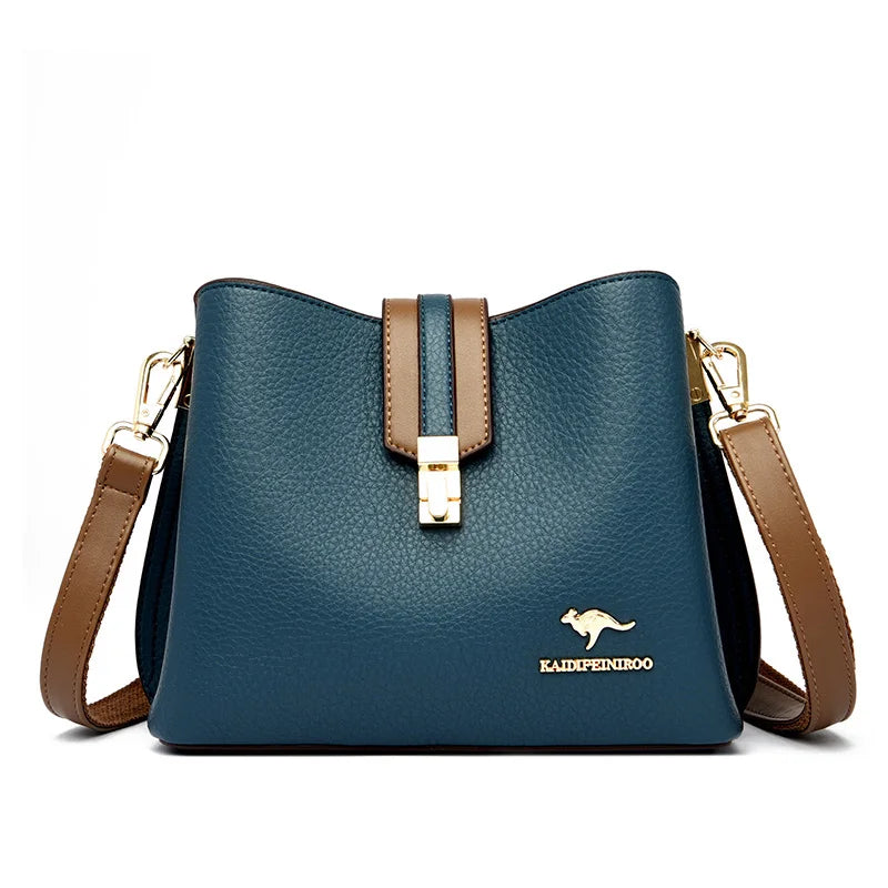 Teal Leather Bag