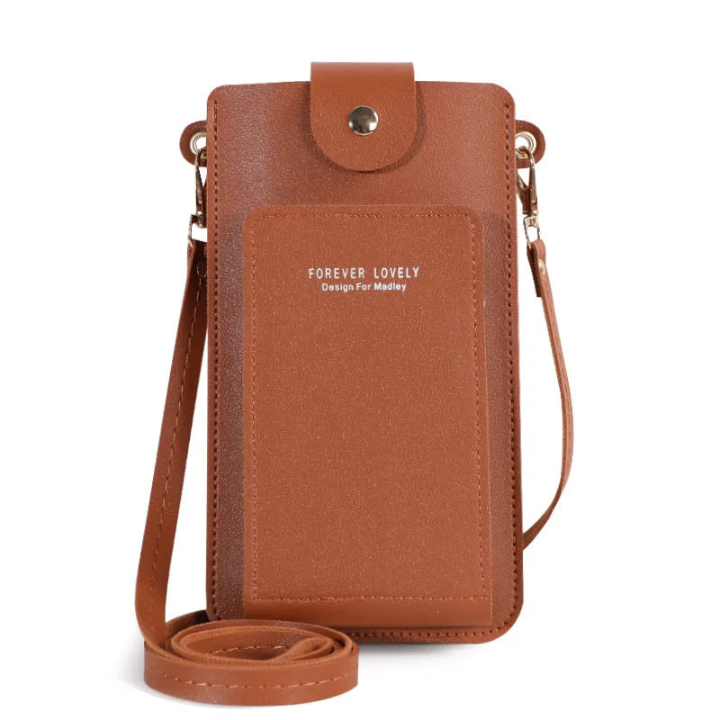 Leather Cellphone Pouch The Store Bags Brown 