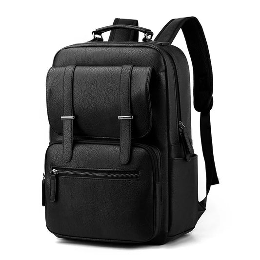 Mochila de cuero hombre portatil 15.6