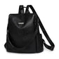 Leather Anti Theft Backpack Women