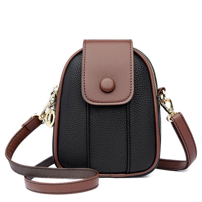 Leather Phone Crossbody Bag The Store Bags Black 