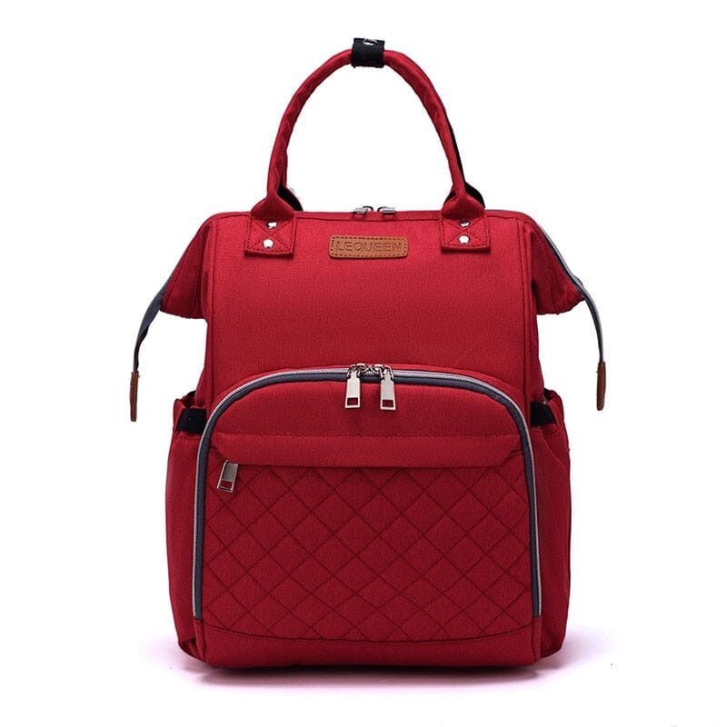 Nylon Backpack Diaper Bag The Store Bags Red 
