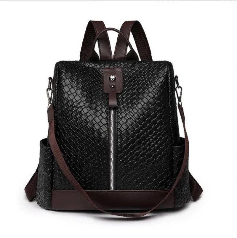 3 Way Leather Backpack Purse Anti Theft – The Store Bags