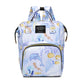 Floral Print Backpack Diaper Bag