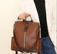 3 Way Leather Backpack Purse Anti Theft