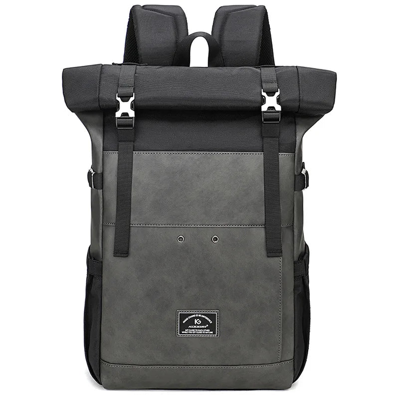 15.6 Laptop Roll Top Backpack The Store Bags Gray 