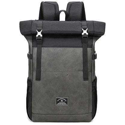 15.6 Laptop Roll Top Backpack The Store Bags Gray 