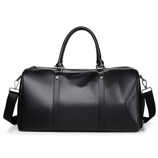 Leather Gym Bag With Shoe Compartment The Store Bags Black 