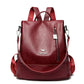 Anti Theft Backpack Purse Leather The Store Bags Burgundy 