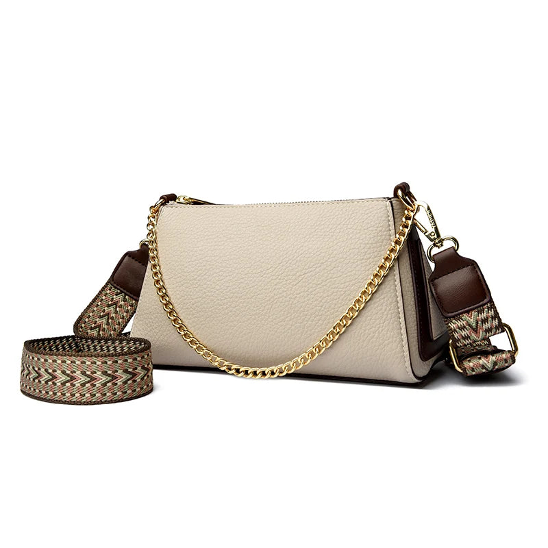 Chain Strap Evening Bag The Store Bags Beige 