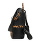 Leopard Print Backpack Purse