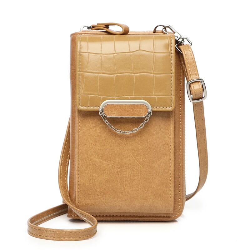 Leather Phone Pouch Crossbody The Store Bags Apricot China 