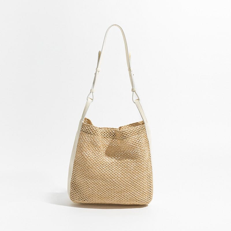Straw Hobo Bag The Store Bags White 