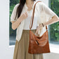 Large Leather Tote With Zipper