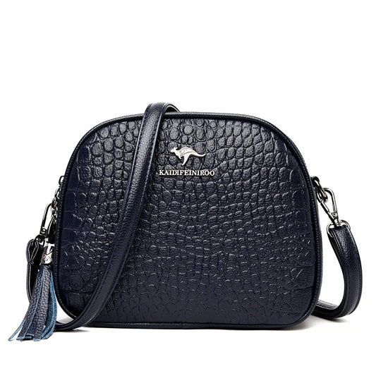 Embossed Leather Purse The Store Bags Blue 