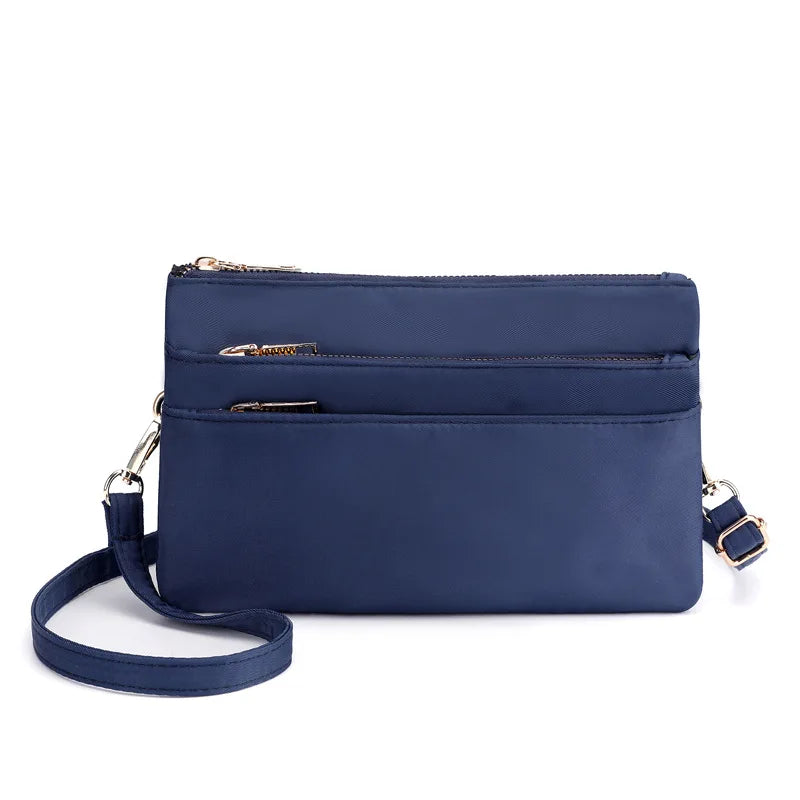 Double Zip Crossbody Purse The Store Bags D Royal Blue 
