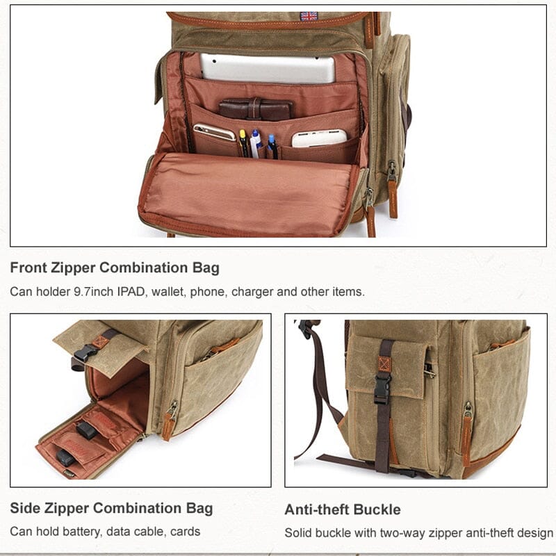 Camera Laptop Bag With Multiple Compartments The Store Bags 
